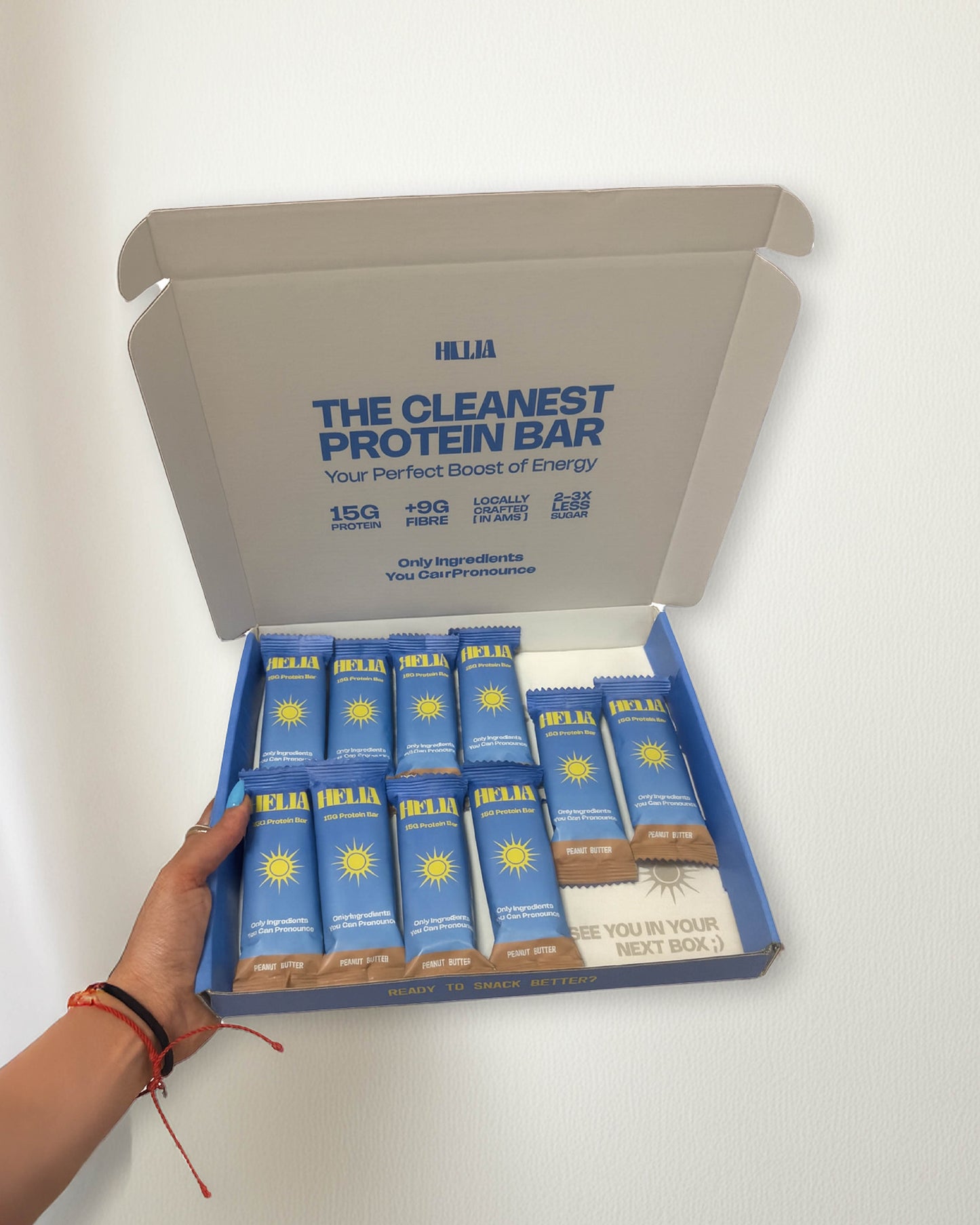 Peanut Butter Protein Bar Box